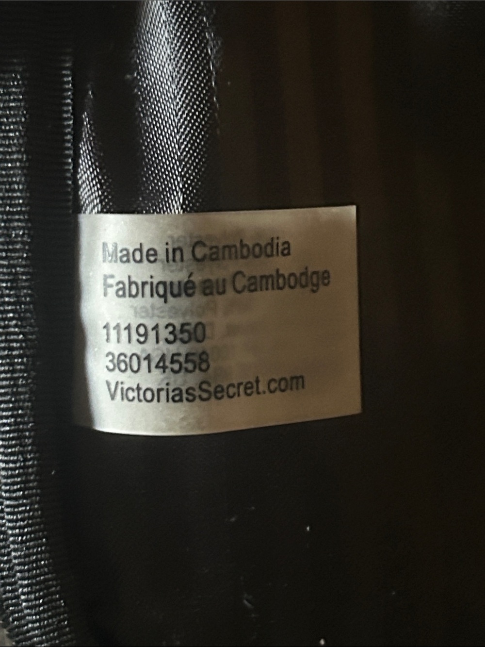 Victoria's Secret Black Cosmetic Case with Pink Floral Night Blooms Print EUC - Picture 6 of 8
